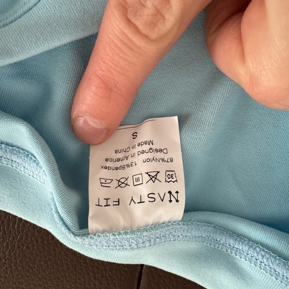 Nasty Fit Light Blue Top and Leggings